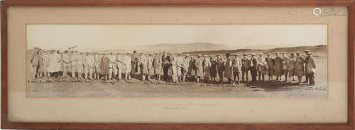 AN ORIGINAL 1920 GLENEAGLES TOURNAMENT PHOTOGRAPH