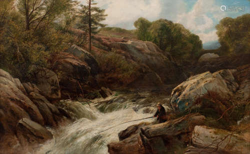 Salmon Fall Frederick William Hulme(British, 1816-1884)