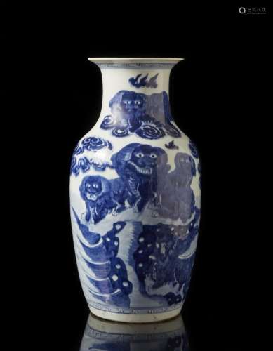 中國 二十世紀 青花瓷瓶
