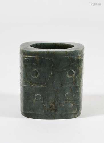 CHINESE ARCHAIC STYLE JADE CONG