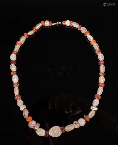 ANCIENT ROMAN AGATE BEADS NECKLACE