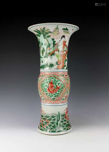 CHINESE FAMILLE ROSE PORCELAIN VASE