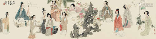 壬辰（2012） 于水 金陵十二衩 纸本设色 软片