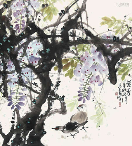 辛卯（2011） 程东富 紫雪 纸本设色 软片