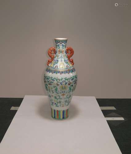 Chinese Colourful Porcelain Vase DaQingDaoGuangNianZhi