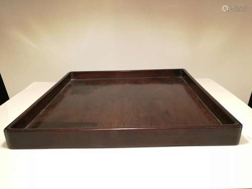 Qing Dynasty Chinese Hong Mu Scholar Tray