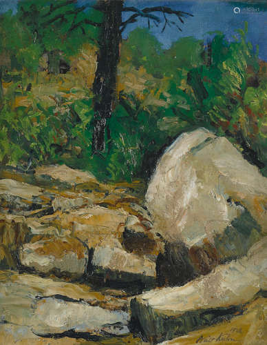 Spring Among Rocks, Prescott, Arizona 15 x 12in Walt Kuhn(1877-1949)