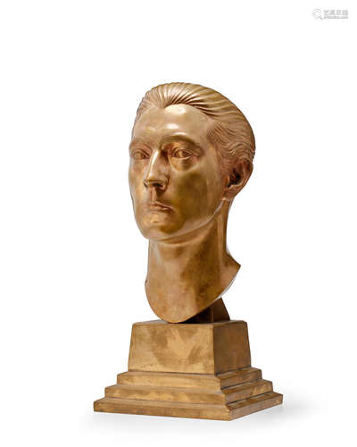 Bust of John Barrymore 18in high Paul Howard Manship(1885-1966)