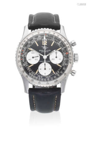 Navitimer, Ref: 806, Sold 18th October 1966  Breitling. A stainless steel manual wind chronograph wristwatch
