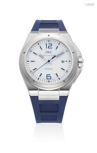 Ingenieur Mission Earth Plastiki, No.0001/1000, Ref: 3236, Circa 2010  IWC. A limited edition stainless steel automatic calendar wristwatch