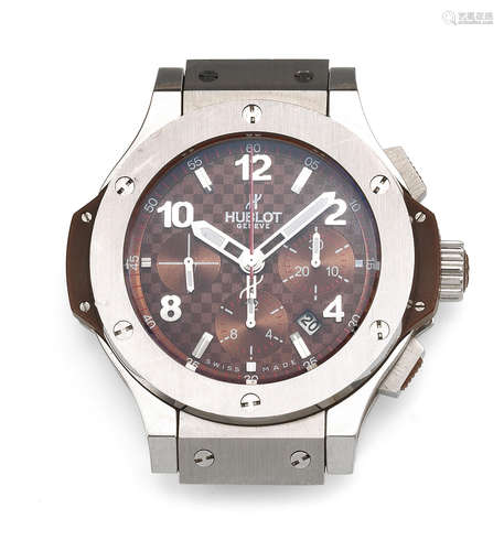 Big Bang, Ref: 301SB, No.1/1, Circa 2010  Hublot. A stainless steel automatic calendar chronograph watch