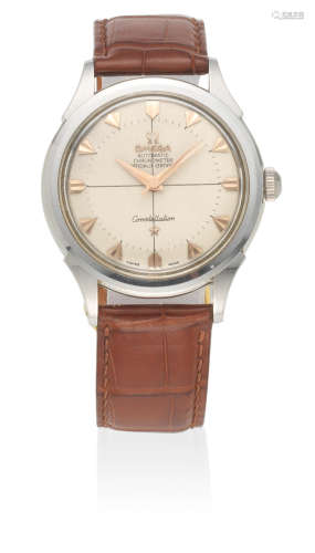 Constellation, Circa 1950  Omega. A stainless steel automatic wristwatch