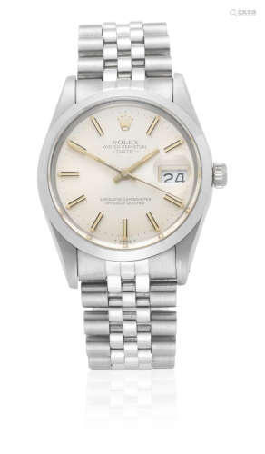 Date, Ref: 15000, Circa 1982  Rolex. A stainless steel automatic calendar bracelet watch