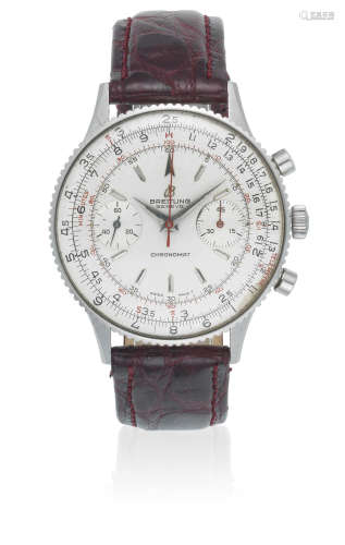 Chronomat, Ref: 808, Circa 1967  Breitling. A stainless steel manual wind chronograph wristwatch