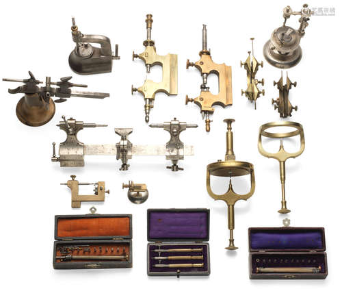 A selection of vintage watch making tools (AF)