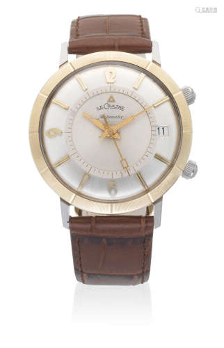 Memovox, Circa 1960  LeCoultre. A gold plated automatic calendar alarm wristwatch