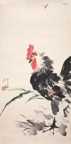 萧 朗（1917-2010） 大吉图 纸本设色 镜片