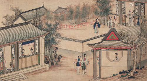 朱寉年（1760-1834） 1804年 大观园 绢本设色 镜心