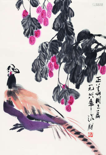 张 朋(1918-2009) 1978年 大吉大利 纸本设色 镜心