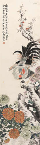 陆 恢（1851-1920） 大吉图 纸本设色 立轴