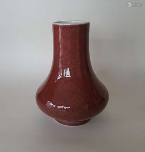 Chinese Porcelain Red Glaze Vase