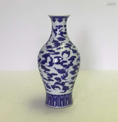 Chinese Porcelain B/W Vase