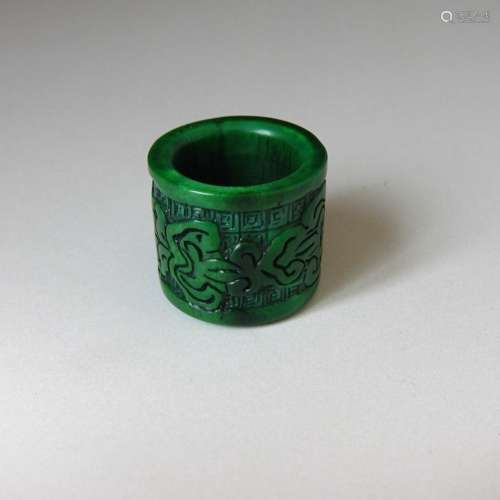 Chinese Carved Archery Ring