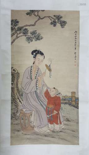 Chinese Scroll Painting,Yu Ji(1738-1827)