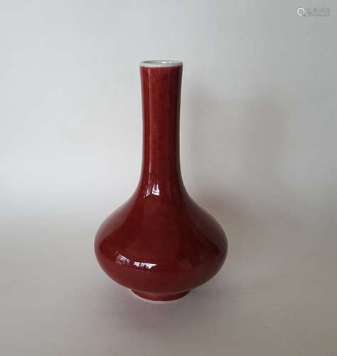 Chinese Porcelain Red Glaze Vase