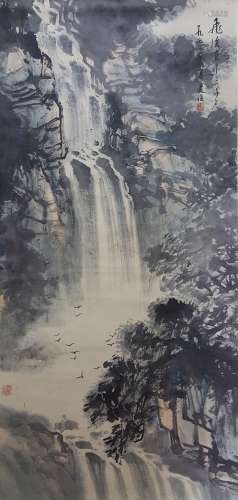 Chinese Scroll Painting,Song Wenzhi(1919-2000)