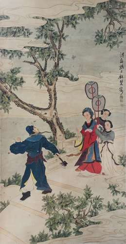 Chinese Scroll Painting,Qian Huian(1833-1911)