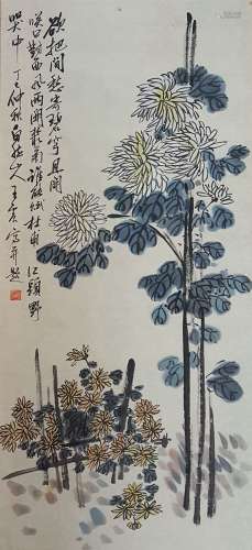Chinese Scroll Painting,Wang Zhen