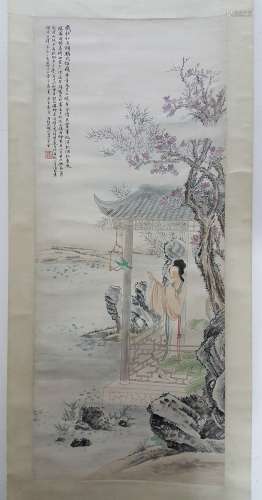 Chinese Scroll Painting,Feng Chaoran(1882-1954)