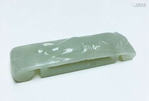 Chinese Carved Jade Belt Nuckle