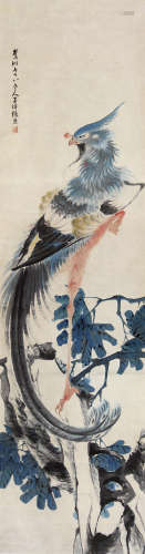张熊（1803～1866） 凤凰 立轴 纸本