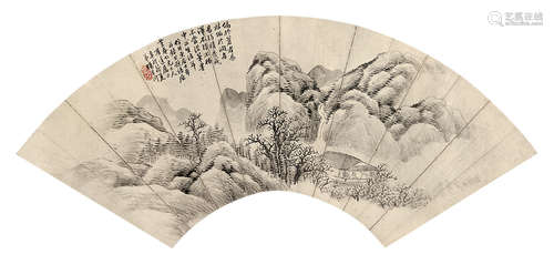 杨昌沂（清） 山水 镜片 纸本