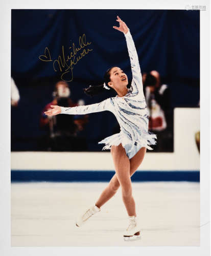 OLYMPIC SKATER MICHELLE KWAN SIGNED PHOTO