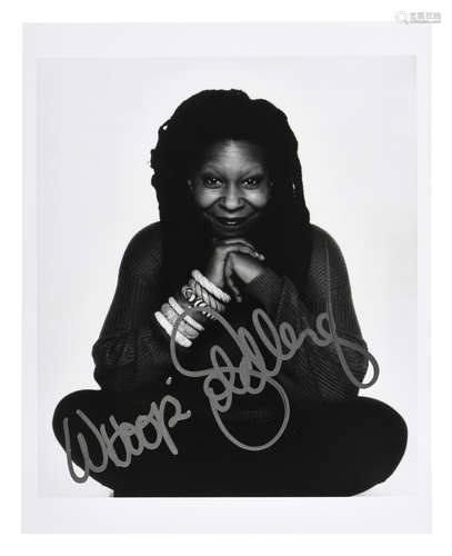 ACTRESS WHOOPI GOLDBERG SIGNED POSTER