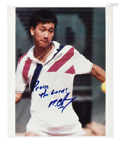 TENNIS PLAYER MICHAEL CHANG SIGNED PHOTO