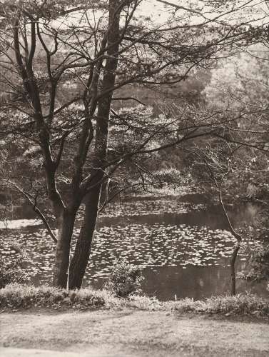 郎静山（1892～1995） 秋池夕照 摄影