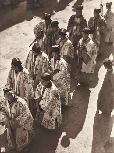 郎静山（1892～1995） 三清道士 摄影