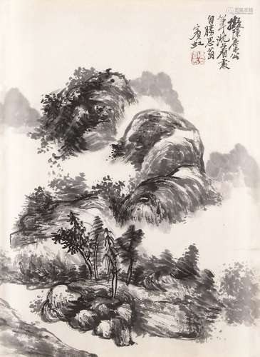 黄宾虹（1865～1955） 山水 镜心 水墨纸本