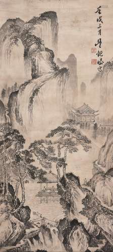 吴观岱（1862～1929） 山水 镜心 水墨纸本
