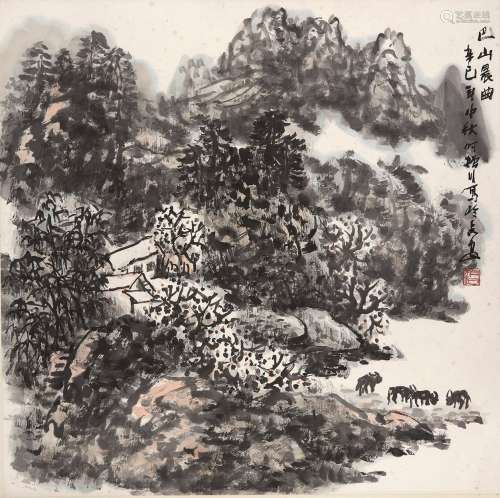 赵振川（b.1944） 巴山晨曲 镜心 设色纸本