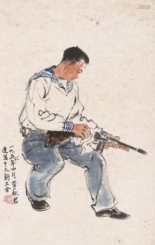 李秋君（1899～1973） 人物 镜心 设色纸本