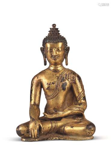14世纪 尼泊尔释迦牟尼像