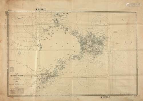 胶州湾至莱州湾海图 纸本