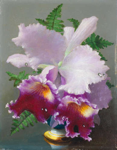 Orchids Lev Tchistovsky(Russian, 1902-1969)