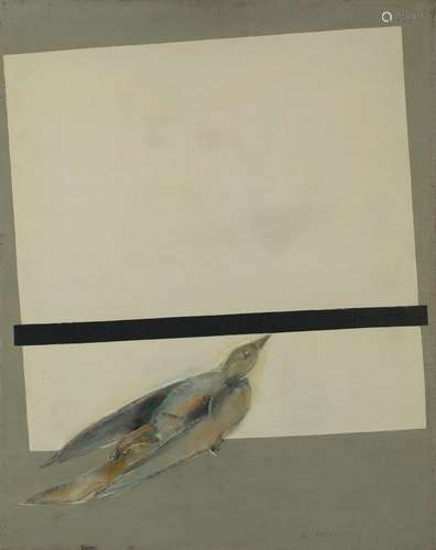 Composition with a bird Edward Steinberg(American, 1937-2012)