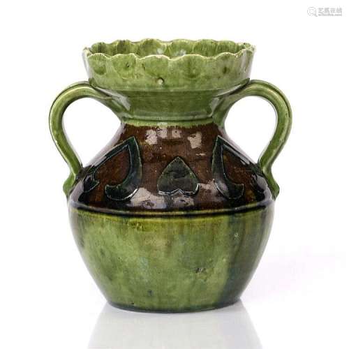 Brannam Pottery Arts & Crafts vase